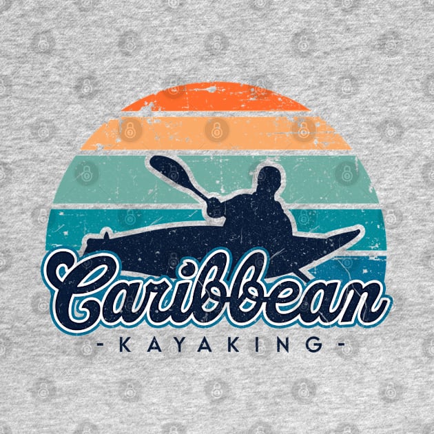 Caribbean kayaking. Perfect present for mom mother dad father friend him or her by SerenityByAlex